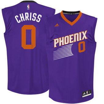Men's Phoenix Suns Marquese Chriss adidas Purple Team Color Replica Jersey Men's Phoenix Suns Marquese Chriss adidas Purple Team Color Replica Jersey