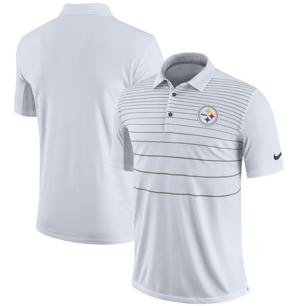 Men's Pittsburgh Steelers Nike White Early Season Polo