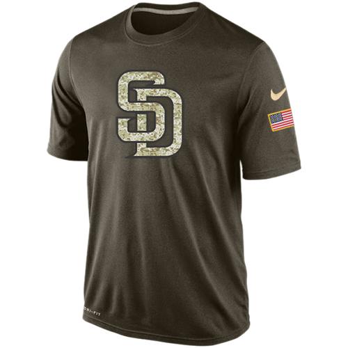 Men's San Diego Padres Salute To Service Nike Dri-FIT T-Shirt Men's San Diego Padres Salute To Service Nike Dri-FIT T-Shirt