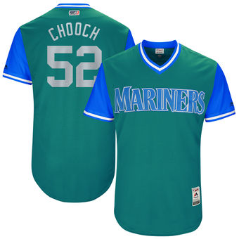 Men's Seattle Mariners Carlos Ruiz Chooch Majestic Aqua 2017 Players Weekend Authentic Jersey Men's Seattle Mariners Carlos Ruiz Chooch Majestic Aqua 2017 Players Weekend Authentic Jersey