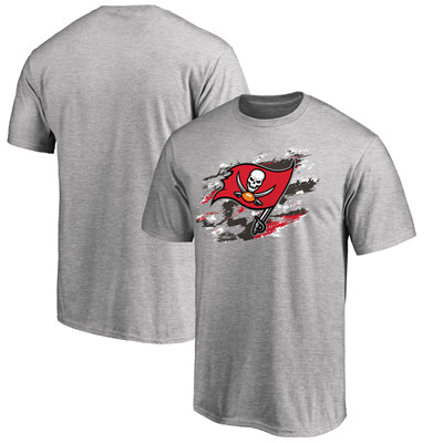 Men's Tampa Bay Buccaneers NFL Pro Line Heathered Gray True Color T-Shirt