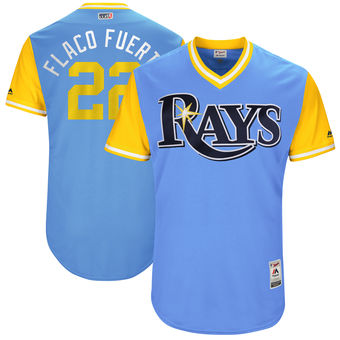 Men's Tampa Bay Rays Chris Archer Flaco Fuerte Majestic Light Blue 2017 Players Weekend Authentic Jersey Men's Tampa Bay Rays Chris Archer Flaco Fuerte Majestic Light Blue 2017 Players Weekend Authentic Jersey