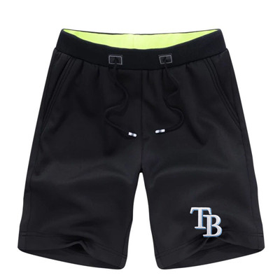 Men's Tampa Bay Rays Team Logo Black Baseball Shorts Men's Tampa Bay Rays Team Logo Black Baseball Shorts
