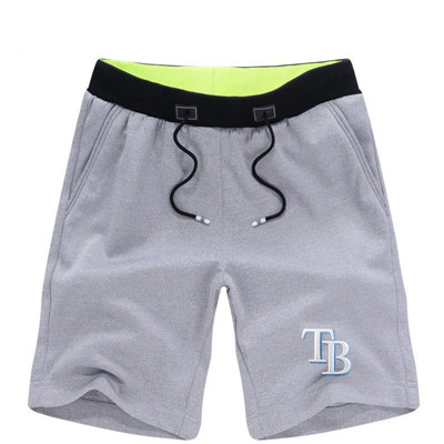 Men's Tampa Bay Rays Team Logo Grey Baseball Shorts Men's Tampa Bay Rays Team Logo Grey Baseball Shorts