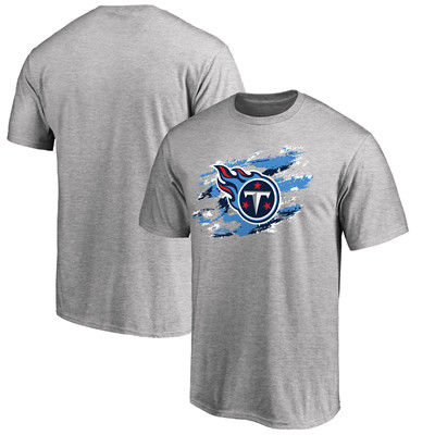 Men's Tennessee Titans NFL Pro Line Heathered Gray True Color T-Shirt