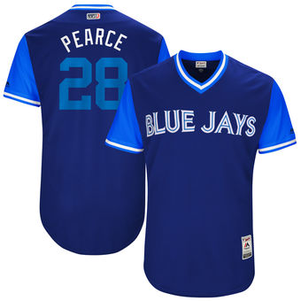 Men's Toronto Blue Jays Steve Pearce Pearce Majestic Royal 2017 Players Weekend Authentic Jersey Men's Toronto Blue Jays Steve Pearce Pearce Majestic Royal 2017 Players Weekend Authentic Jersey