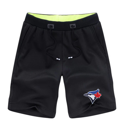 Men's Toronto Blue Jays Team Logo Black Baseball Shorts Men's Toronto Blue Jays Team Logo Black Baseball Shorts