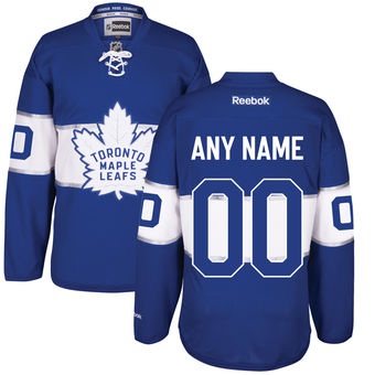 Men's Toronto Maple Leafs Reebok Royal 2017 Centennial Classic Premier Custom Jersey