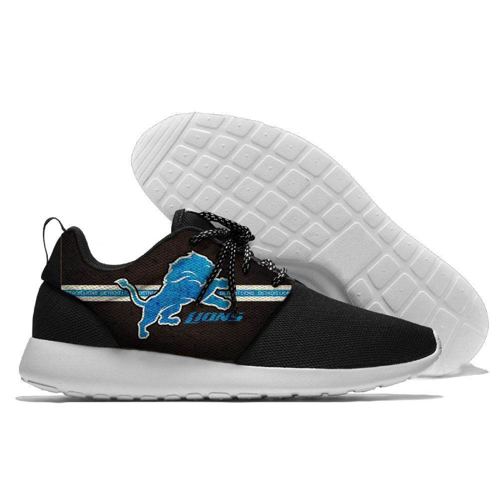 Men and women NFL Detroit Lions Roshe style Lightweight Running shoes (3)