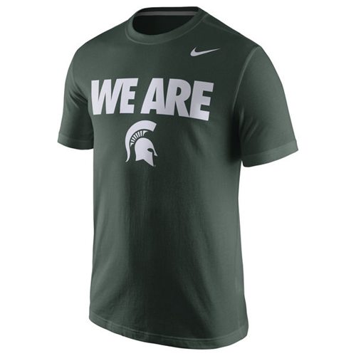 Michigan State Spartans Nike Team T-Shirt Green