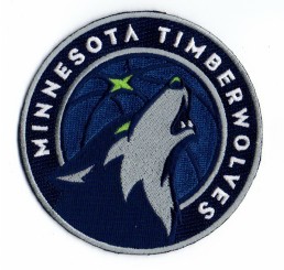 Minnesota Timberwolves Primary Logo Patch (2017)