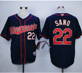 Minnesota Twins #22 Miguel Sano Navy Blue Cool Base Stitched MLB Jersey Minnesota Twins #22 Miguel Sano Navy Blue Cool Base Stitched MLB Jersey