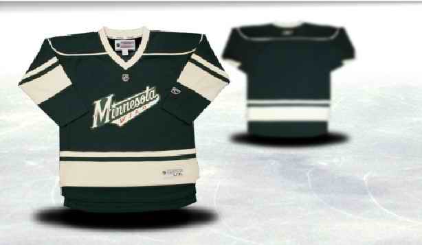 Minnesota Wild Youth Customized Green Third Jersey Minnesota Wild Youth Customized Green Third Jersey