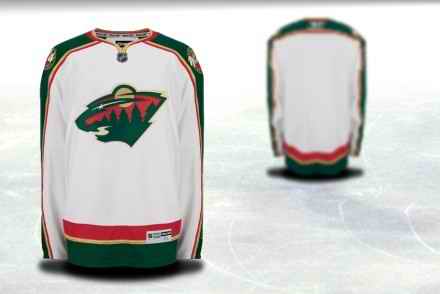 Minnesota Wilds Men Customized White Jersey