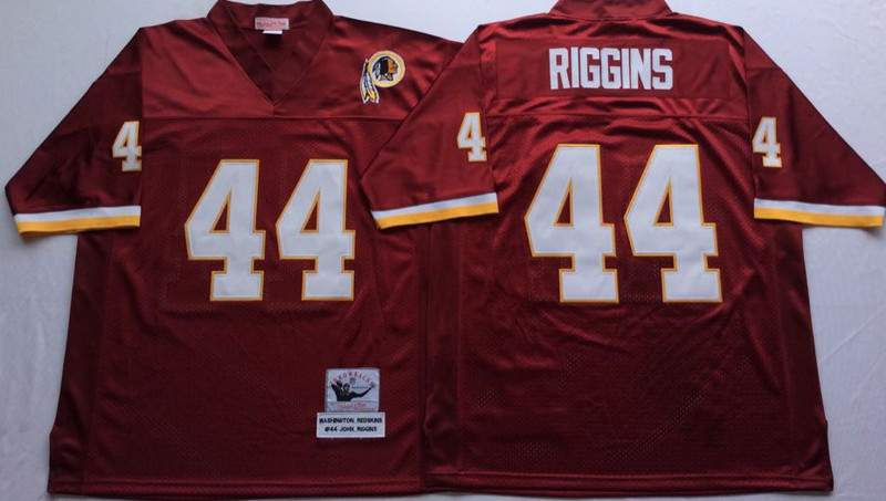 Mitchell And Ness Redskins #44 John Riggins Red Throwback Stitched NFL Jersey Mitchell And Ness Redskins #44 John Riggins Red Throwback Stitched NFL Jersey