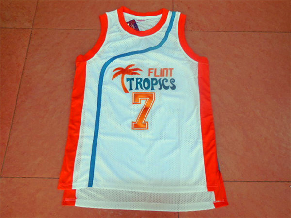 Movie Edition Jersey #7 COFFEE-BLACK White Mesh jerseys