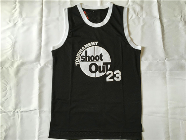 Movie Edition Jersey SHOOT OUT #23 black jerseys