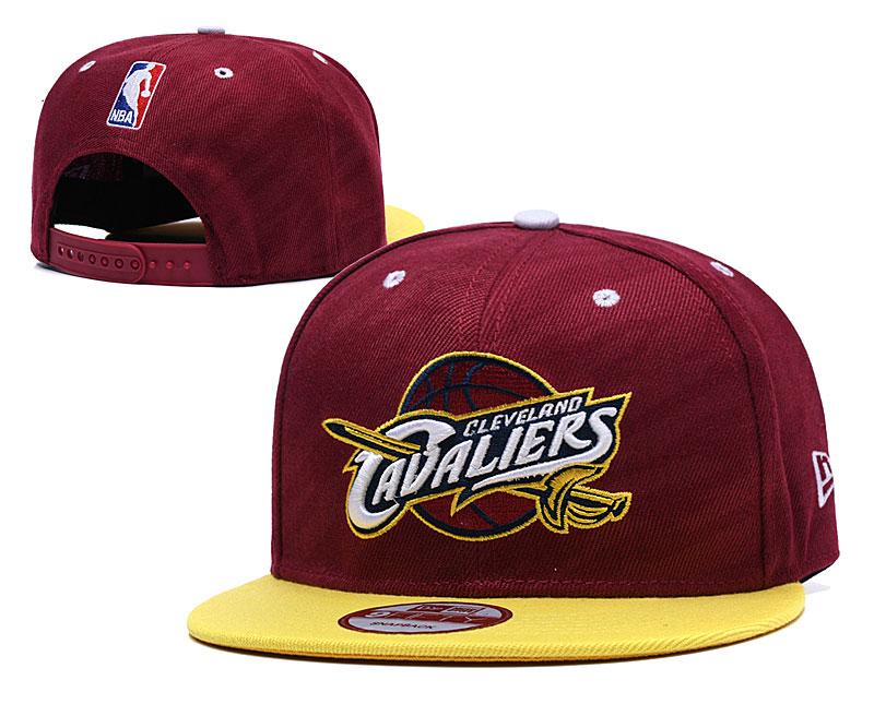 NBA Cleveland Cavaliers Team Logo Navy Mitchell & Ness Adjustable Hat LH
