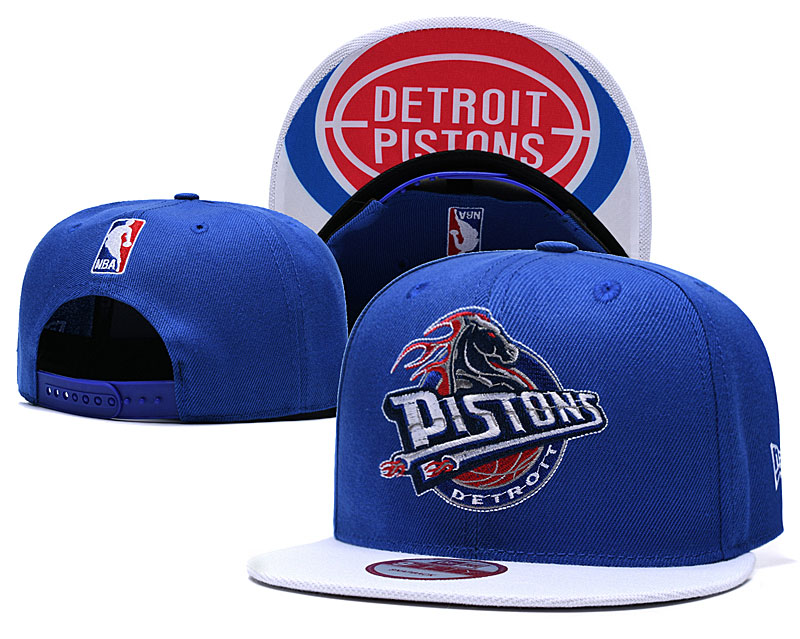 NBA Detroit Pistons Stitched Snapback Hats 001
