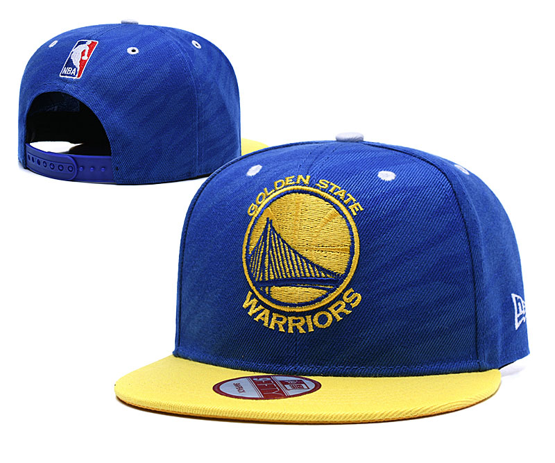 NBA Golden State Warriors Fresh Logo Blue Ajustable Hat