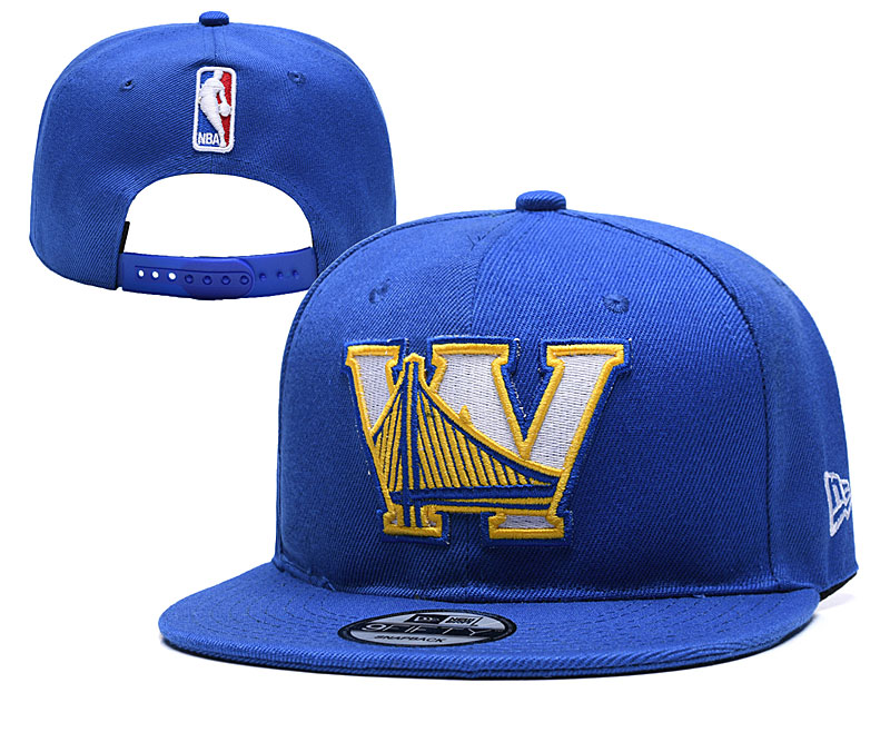 NBA Golden State Warriors Fresh Logo Blue Ajustable Hat