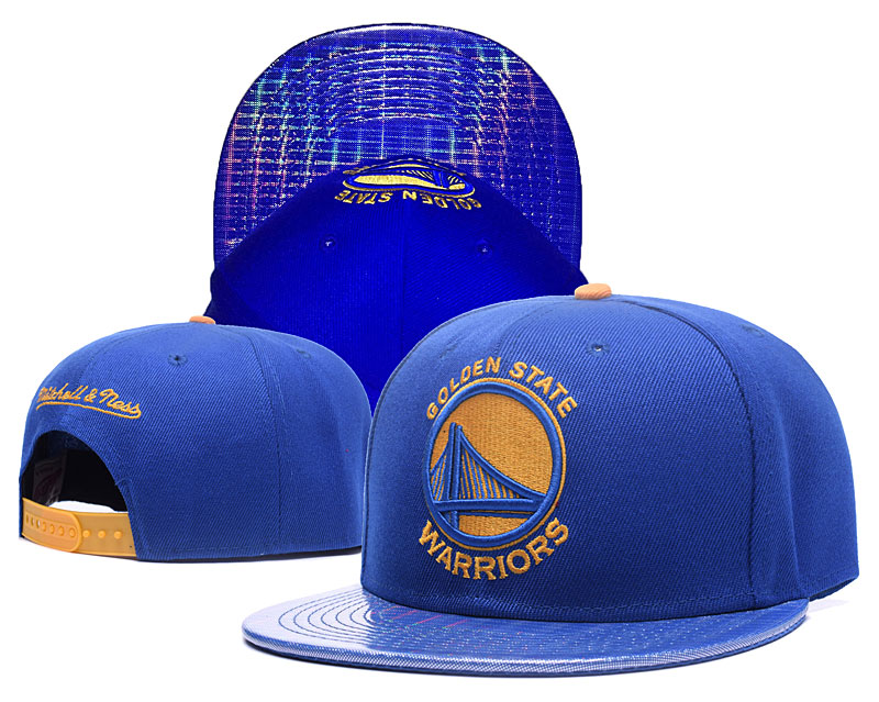 NBA Golden State Warriors Fresh Logo Blue Ajustable Hat