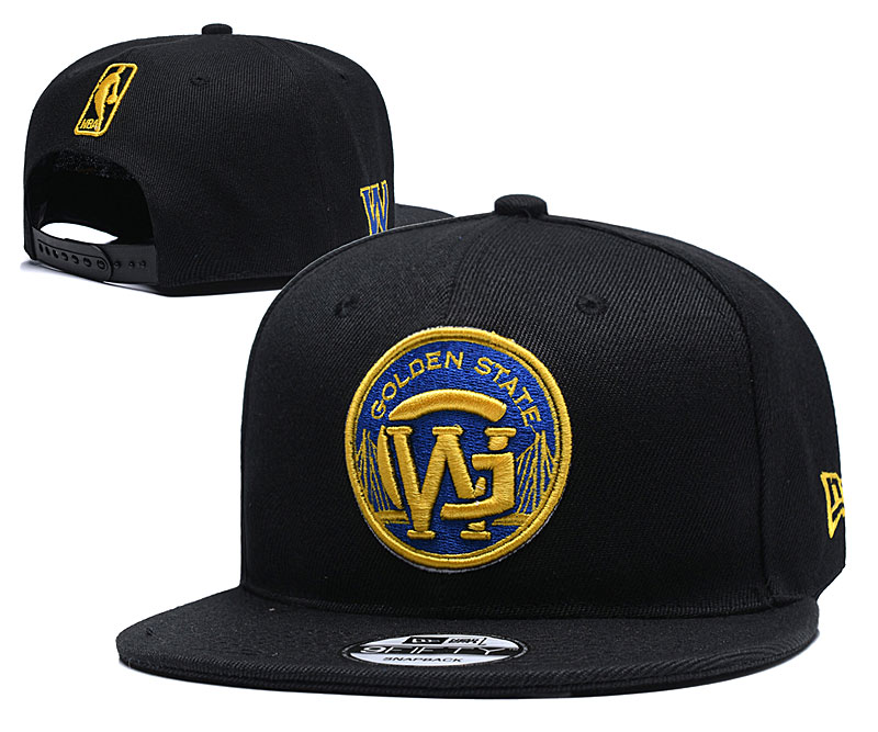 NBA Golden State Warriors Team Logo Blue Adjustable Hat (3)