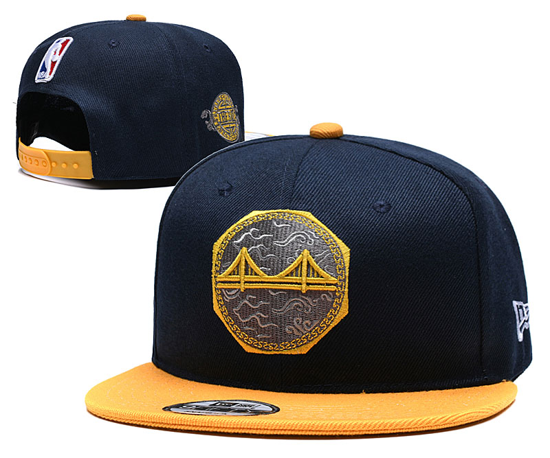 NBA Golden State Warriors Team Logo Blue Adjustable Hat