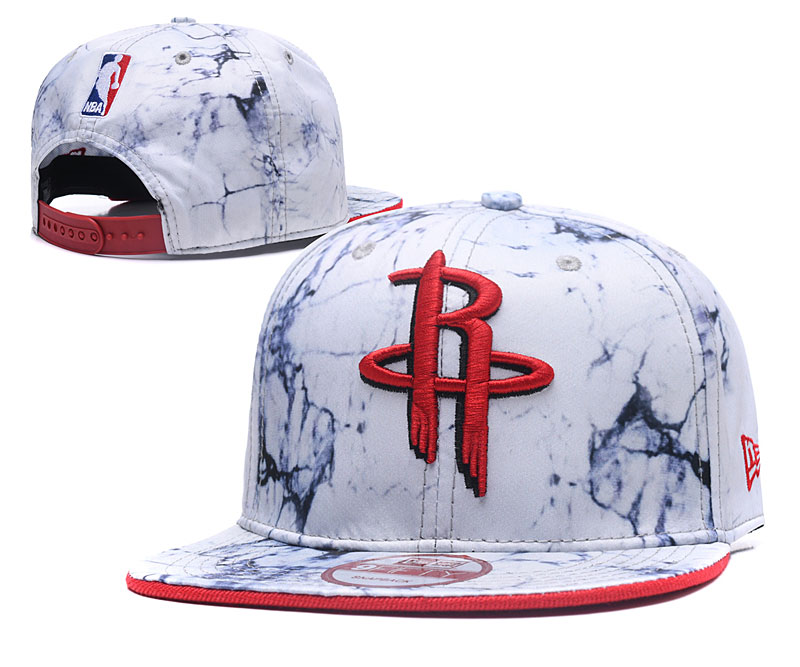 NBA Houston Rockets Team Logo Red Adjustable Hat 0