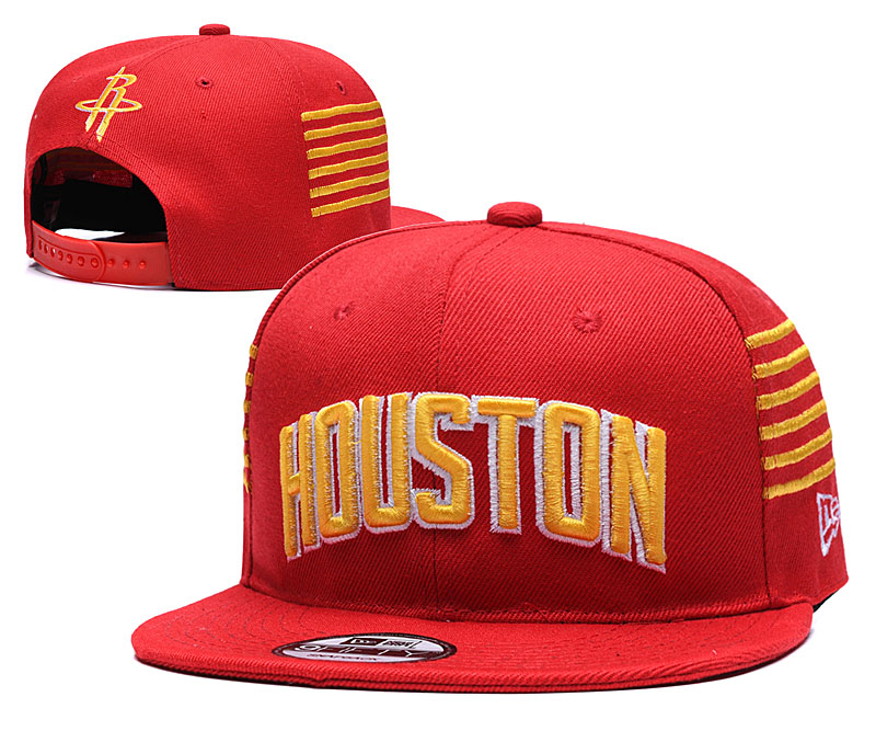 NBA Houston Rockets Team Logo Red Adjustable Hat