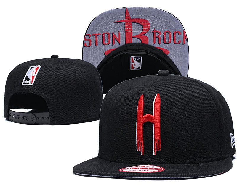NBA Houston Rockets Team Logo Red Adjustable Hat A63