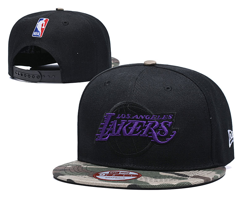 NBA Los Angeles Lakers Team Logo Purple Mitchell & Ness Adjustable Hat