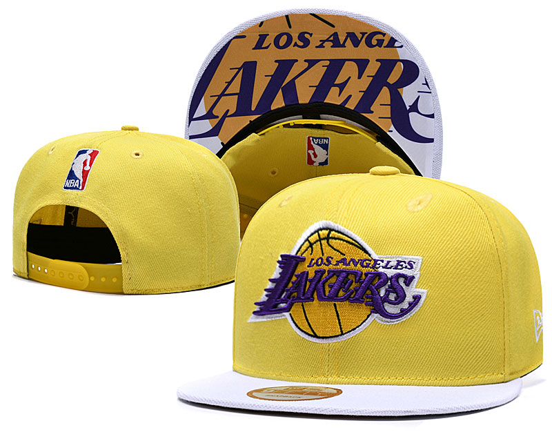 NBA Los Angeles Lakers Team Logo Purple Mitchell & Ness Adjustable Hat LH