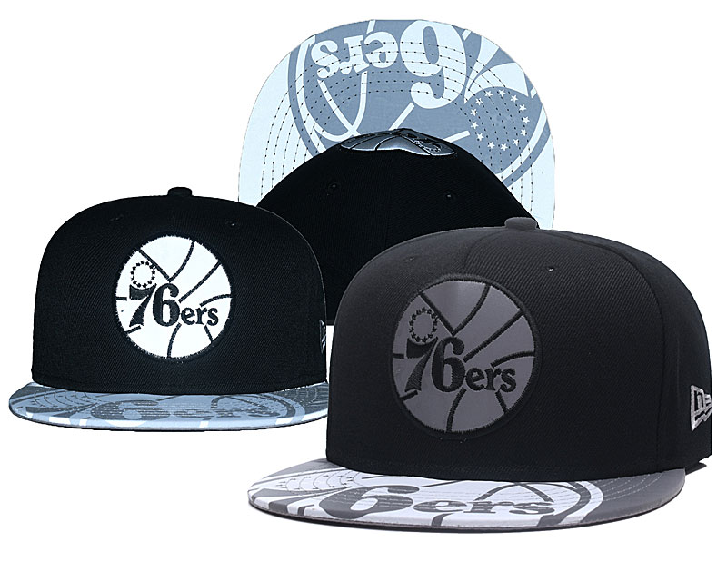 NBA Philadelphia 76ers Stitched Snapback Adjustable Hat  0