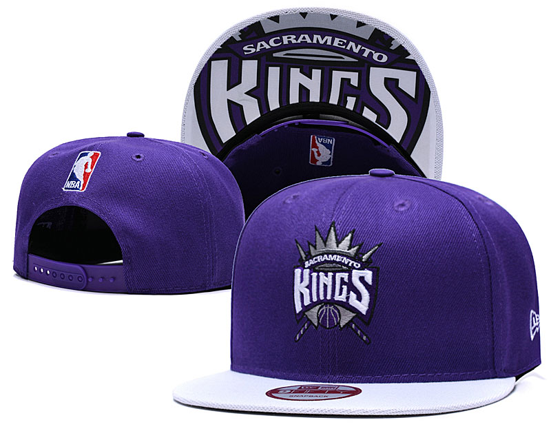 NBA Sacramento Kings Stitched Snapback Adjustable Hat