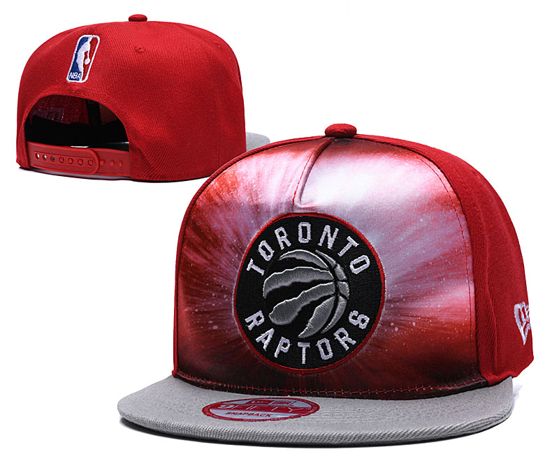 NBA Toronto Rapters Team Logo Black Adjustable Hat