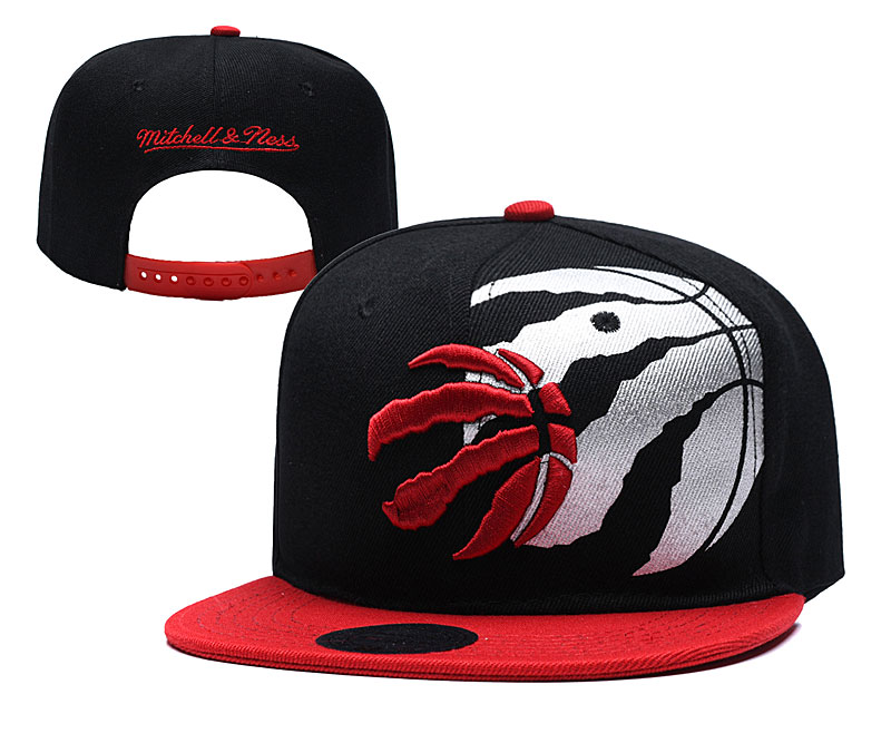 NBA Toronto Rapters Team Logo Black Adjustable Hat