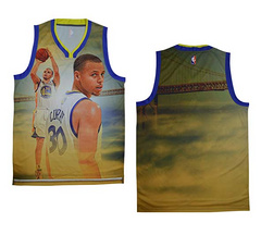 NBA moments version of the golden state warriors garage at blank jersey vests