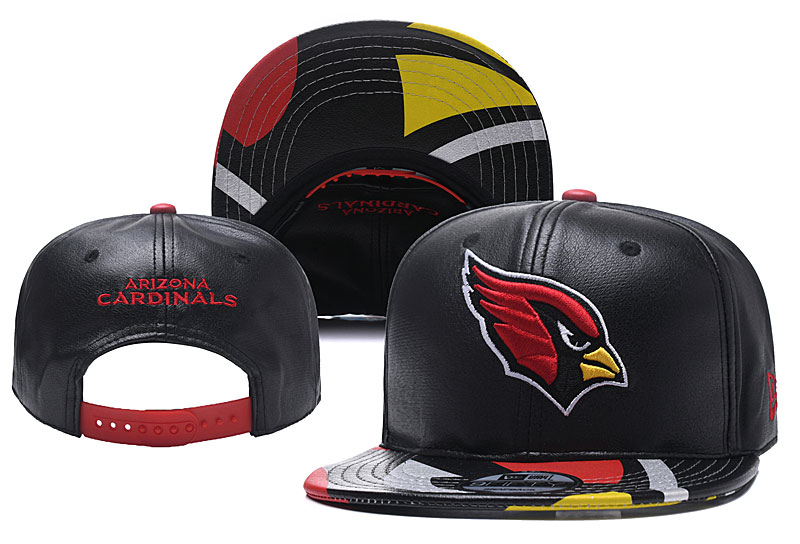 NFL Arizona Cardinals Team Logo Black Adjustable Hat YD