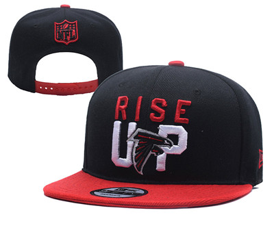 NFL Atlanta Falcons Rise Up Black Adjustable Hat