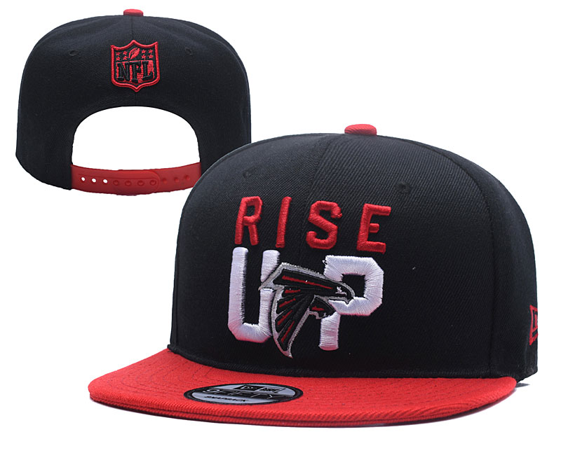 NFL Atlanta Falcons Rise Up Black Adjustable Hat