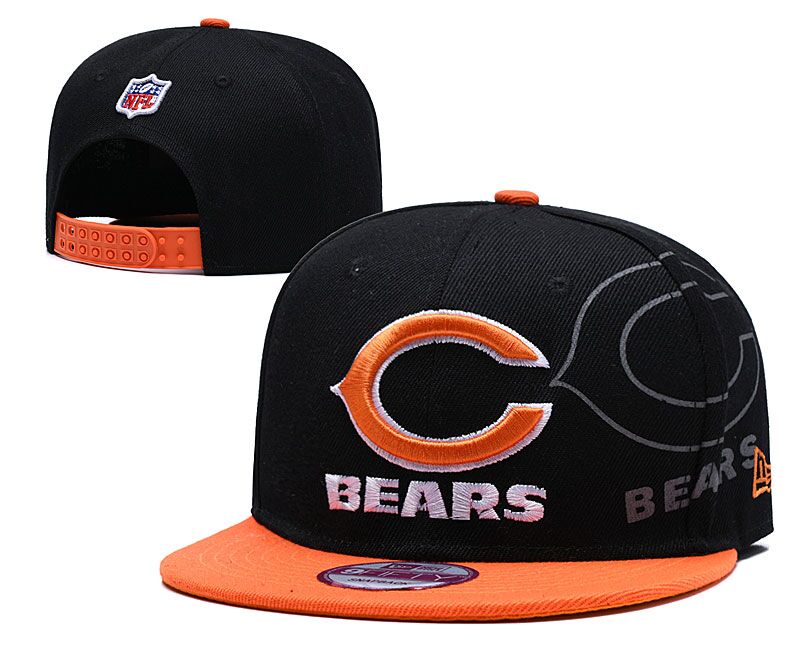 NFL Chicago Bears Team Logo Black Adjustable Hat