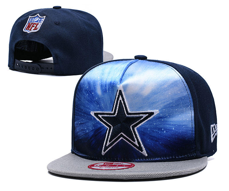 NFL Dallas Cowboys Team Logo Black Adjustable Hat 3