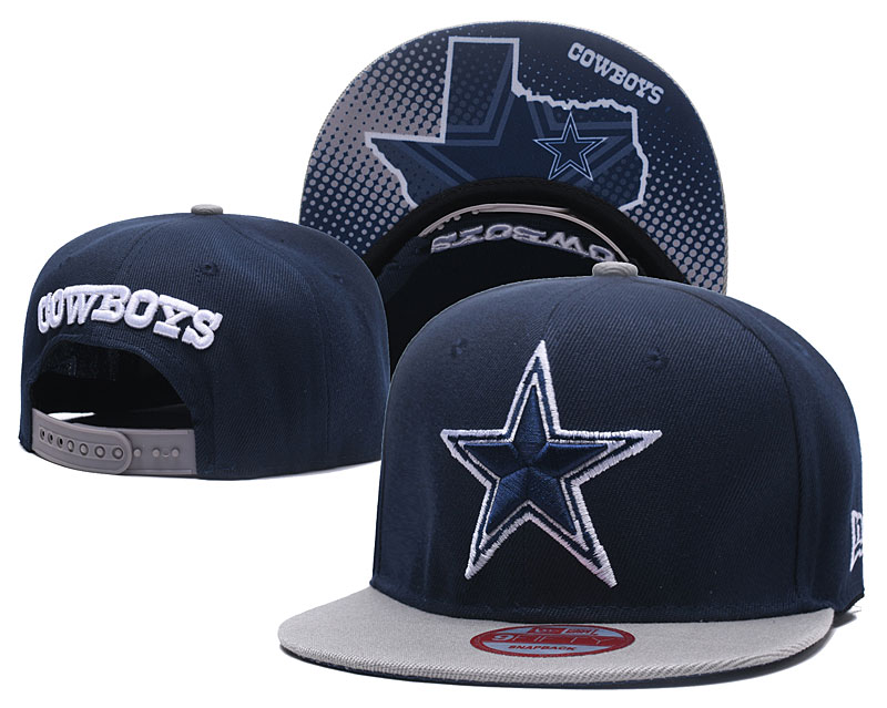 NFL Dallas Cowboys Team Logo Black Adjustable Hat 4