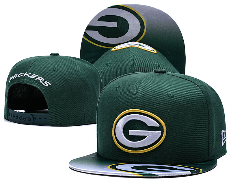 NFL Green Bay Packers Team Logo Green Fitted Hat A89