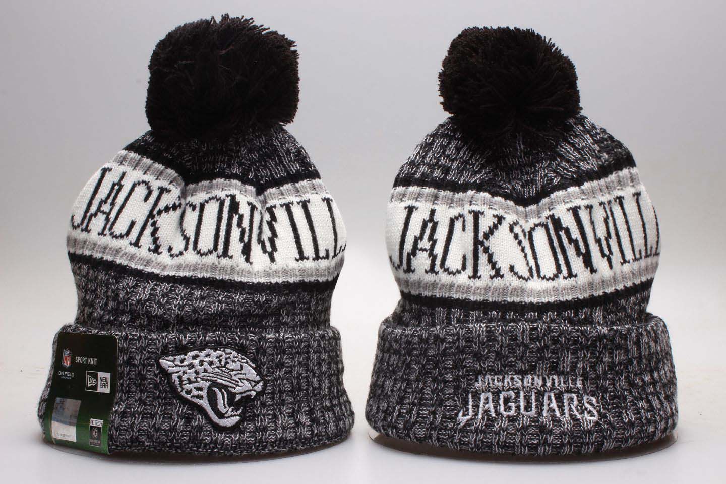 NFL Jacksonville Jaguars Team Logo 2017 Sideline Knit Hat