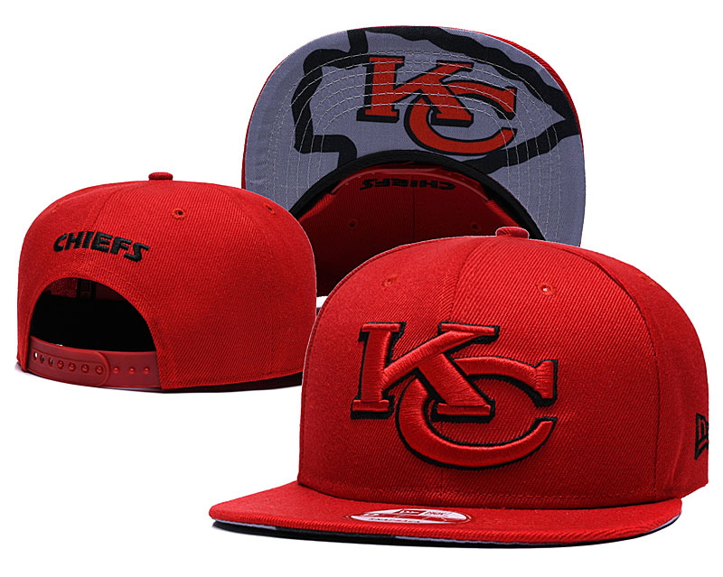 NFL Kansas Chiefs Team Logo Red Adjustable Hat