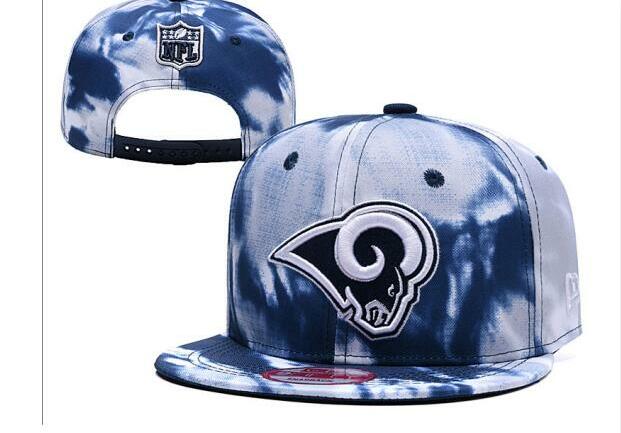 NFL Los Rams Team Logo Navy Adjustable Hat