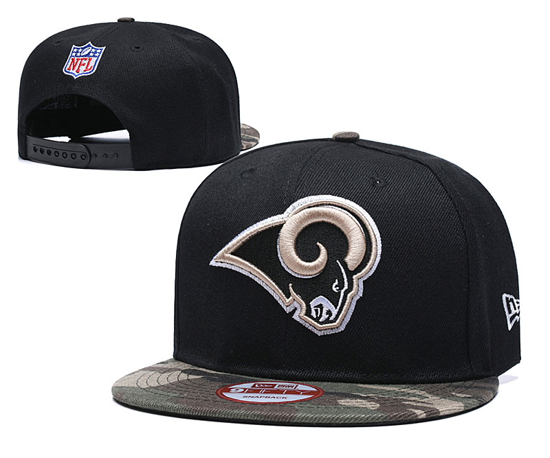 NFL Los Rams Team Logo Navy Adjustable Hat