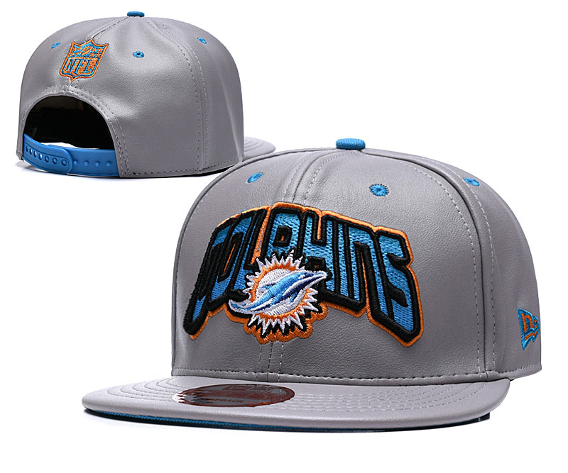NFL Miami Dolphins Go Fins Gray Adjustable Hat NFL Miami Dolphins Go Fins Gray Adjustable Hat